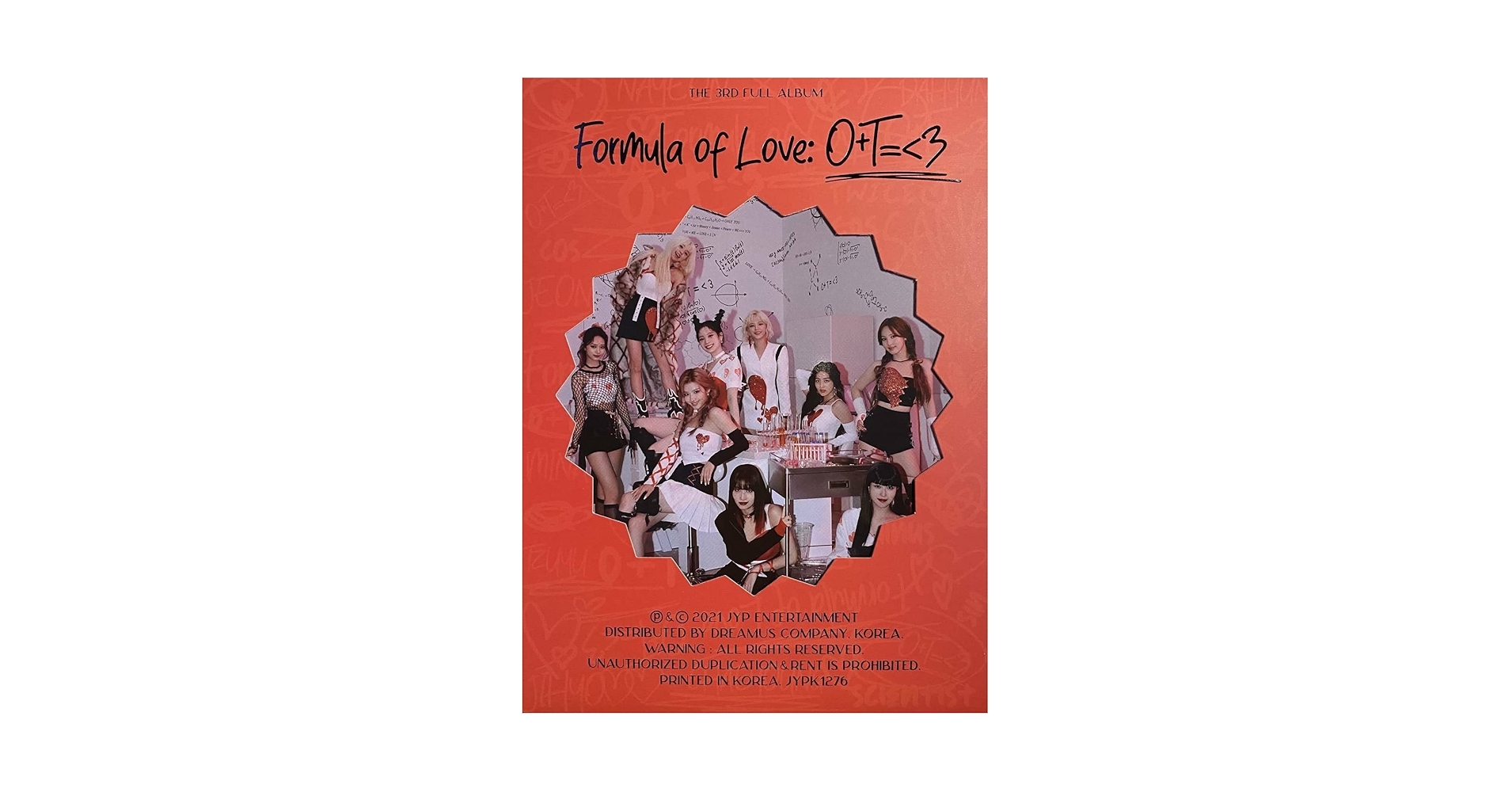 Amazon.com: TWICE Formula of Love: O+T=<3 3rd Album Contents